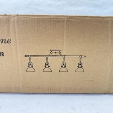 Kira Home Ceiling Light Fixture 4-Light Adjustable Track Lighting Industrial Bar