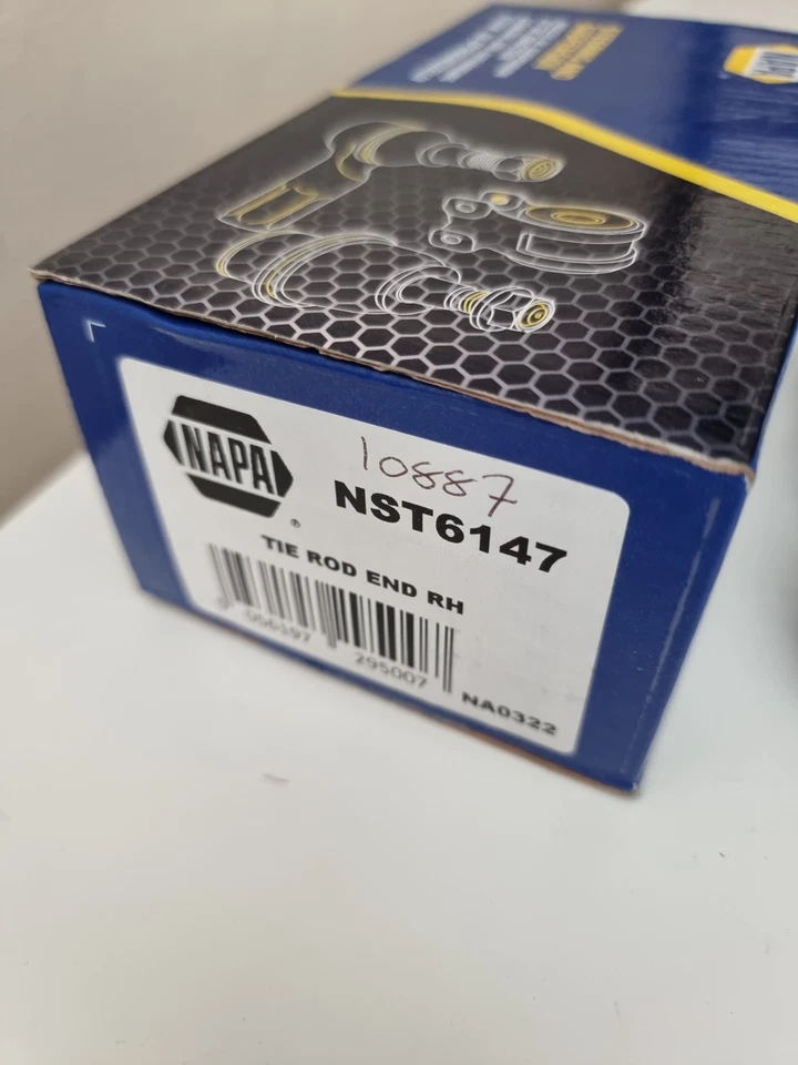 NAPA FRONT RIGHT Tie Rod End fits VW TRANSPORTER MK4 / CARAVELLE MK4 701419812C - Image 4 of 4