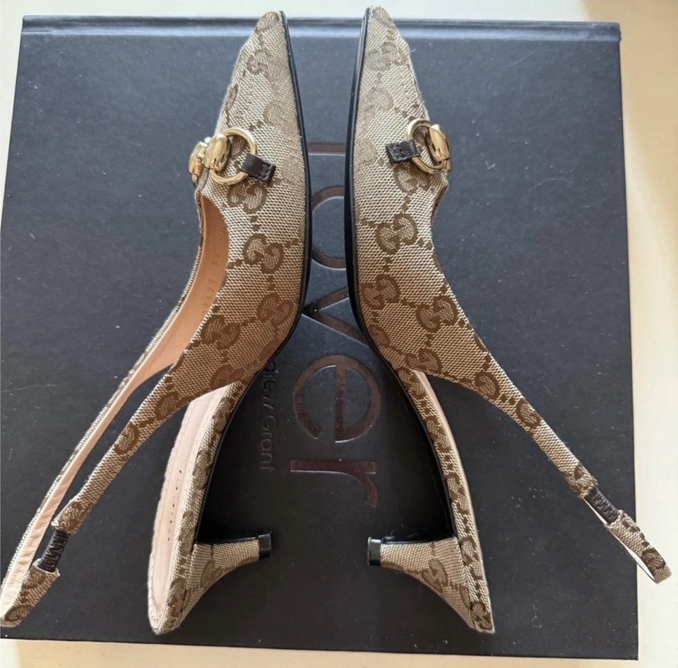 Gucci Horsebit Slingback Pump - Image 4 of 4