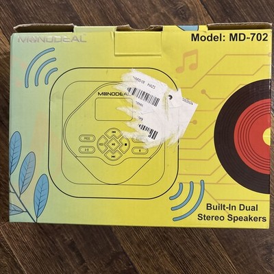 CD Player Portable, MONODEAL MD-702 Bluetooth CD Player