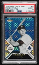 2006 Finest Moments Blue X-Fractor 11/150 Mickey Mantle PSA 10 GEM MT HOF r4i
