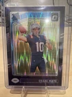 2024 Panini Donruss Optic - Rated Rookie Drake Maye #229 Purple Shock Prizm (RC)
