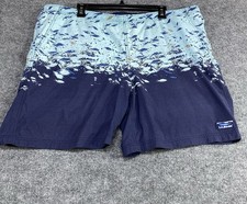 LL Bean Men  s Swim Shorts Trunks Elastic Waist With Drawstring  Pocket Large