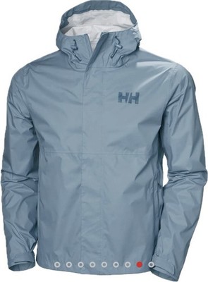 Helly Hansen Jacket Mens Medium Blue Loke 2.5 Lightweight Waterproof 