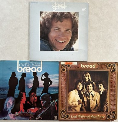 Bread & David Gates 3 LP vinyl lot - On The Waters - Lost Without Your Love +1