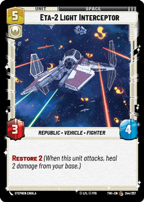 Eta-2 Light Interceptor - FOIL - Twilight of the Republic - Star Wars Unlimited