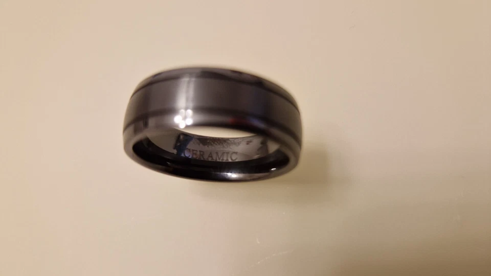 Ring Fingerring Ceramic Ultrahart kratzfest und doch ultra leicht