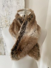 Fellkragen Kunstfell Fell Besatz Pelzkragen Kapuzenbesatz Schalkragen Schal