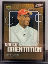 LeBron James 2003 Upper Deck Rookie Card Cavaliers EX NBA Basketball. rookie card picture