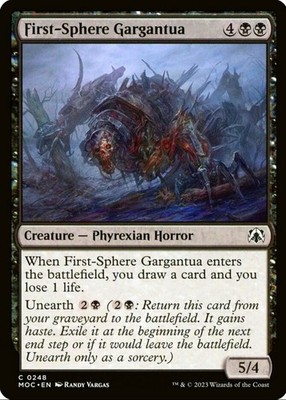 X 1 First-sphere Gargantua Commander MOM 248 MTG Magic The Gathering