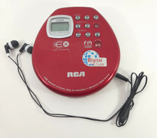 RCA 180 Ex ESP Xtreme CD Player FM Digital Tuner Radio RP2473 Tested Working