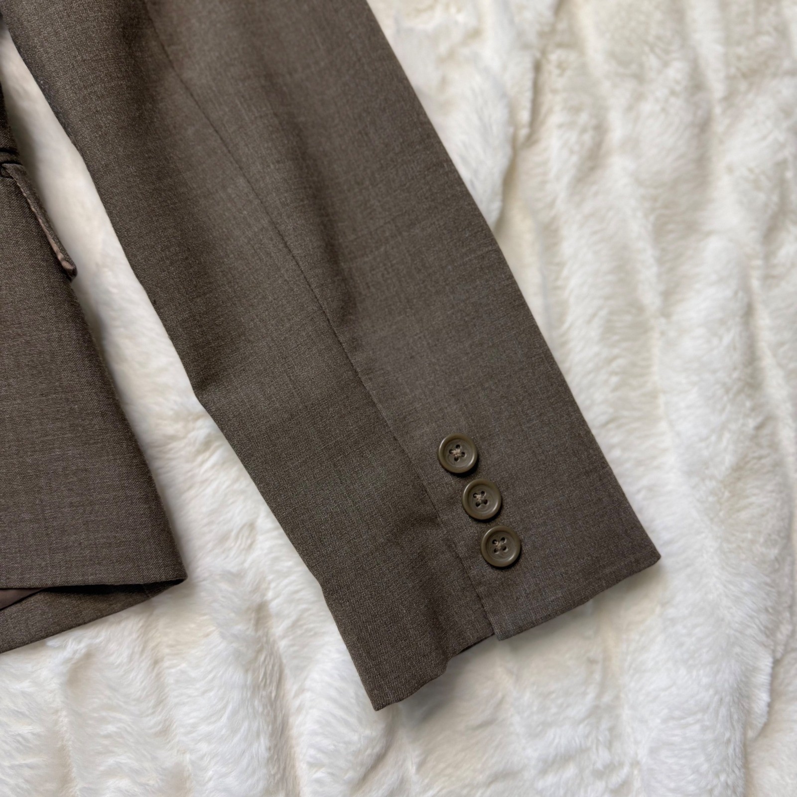 Express Design Studio Brown Single Button Tailore… - image 7