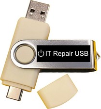 Computer IT Repair Bootable USB Flash Drive   Antivirus, Data Recovery  Pass...