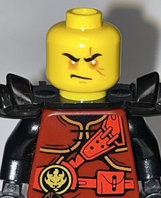 ✅ LEGO Ninjago Minifig njo0277 Kai - The Hands Of Times, Minifigure Fire Ninja!
