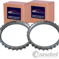 2X Aic ABS-SENSORRINGE Vorne Beidseitig Passend FÜR Saab 9-5 Links+Rechts |