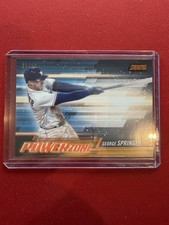 2018 Topps Stadium Club - George Springer #PZ-GSP Power Zone Orange /50