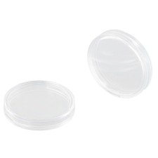 100Pcs Coin Holder Supplies Equipment Transparent Plastic Container Publications