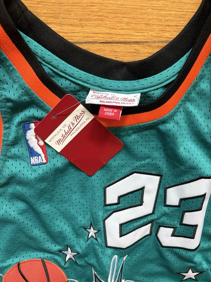 RARE Michael Jordan 1996 Mitchell & Ness NBA All Star Jersey Size M (40) - Image 3 of 4