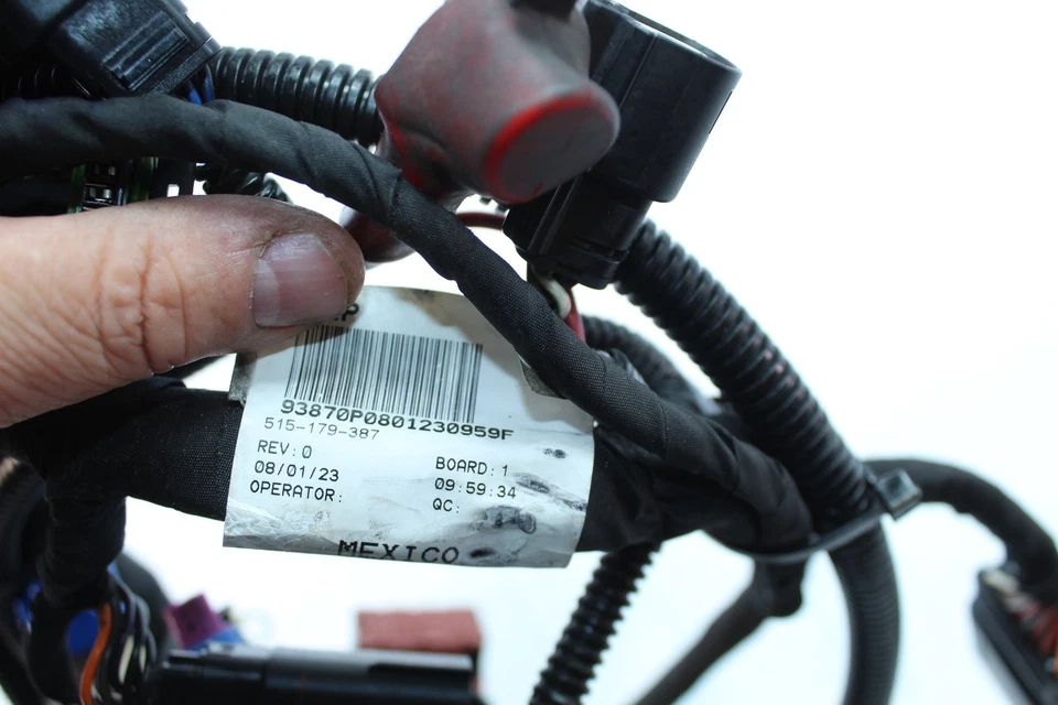 2024 SKI-DOO MXZ X 850 E-TEC 137 PULGADAS OEM CHASIS ARNÉS DE CABLEADO 515179387 Foto 4 de 4