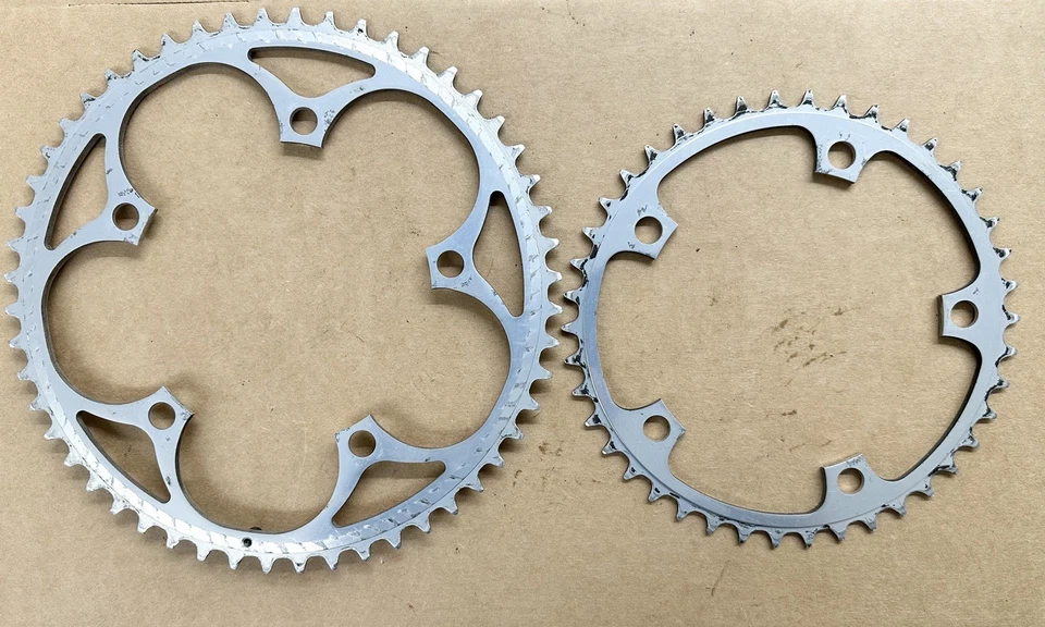Vintage Shimano Chainring 52T 42T 130 BCD - Image 2 of 2