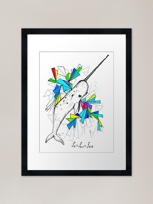 Fibonacci's Equation Framed Art Pri Framed Wall Art Poster Canvas Print Picture