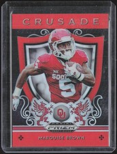 Marquise Brown #2 Crusade Prizms Orange 2019 Panini Prizm Draft Picks *HOT*