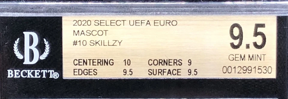 2020 Select UEFA EURO Skillzy SILVER PRIZM SSP CASE HIT No. 10 BGS 9.5/ POP 1 ⚽️ - Image 2 of 4