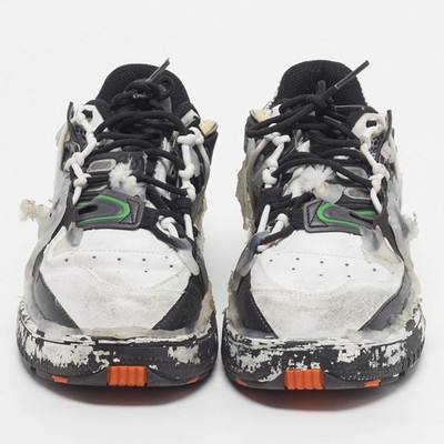 Maison Martin Margiela Fusion Size 41 WhiteRed Leather and Mesh