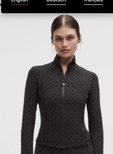 LULULEMON DEFINE CROPPED JACKET NULU FLOCKED ...