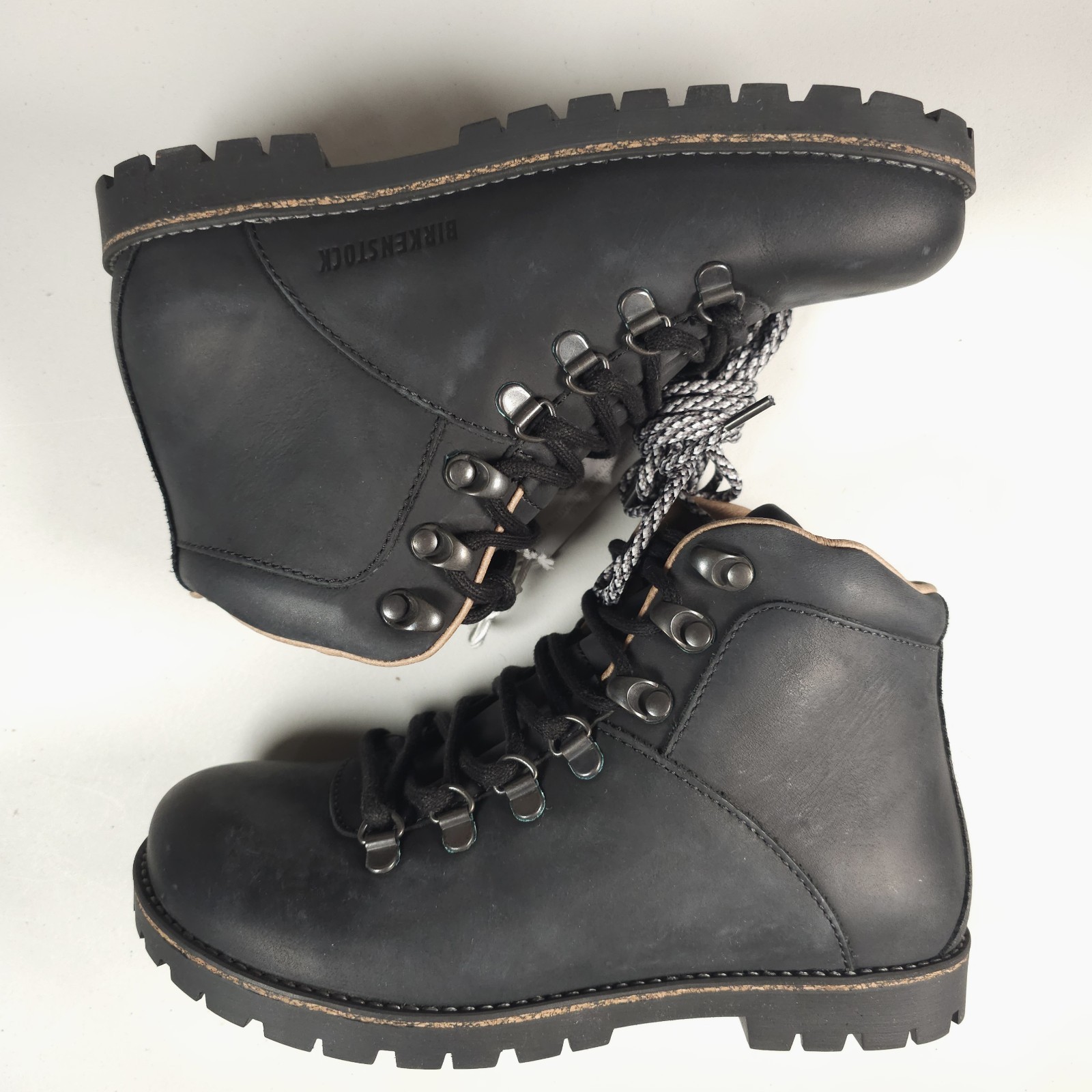 BIRKENSTOCK Jackson Black Lace-up Unisex Boots Water Repellent Size 37 and 40