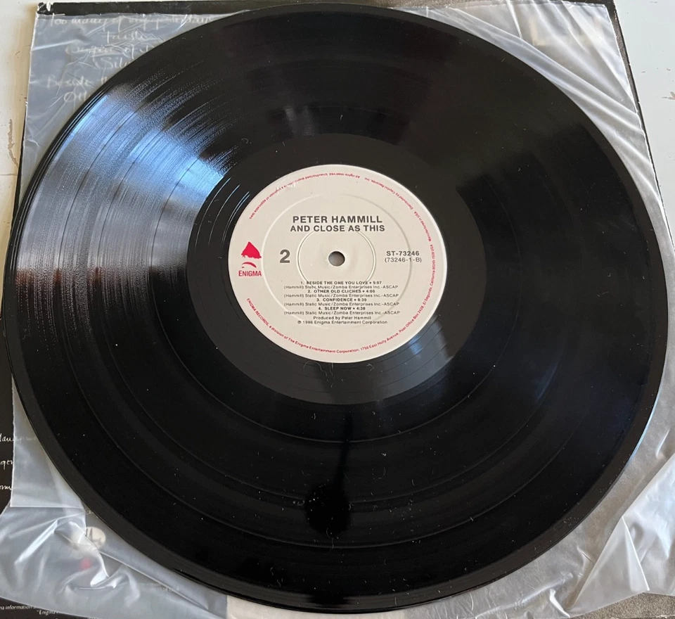 Peter Hammill and close as this LP EXCELLENT CONDITION VAN DER GRAAF GENERATOR - Image 4 of 4