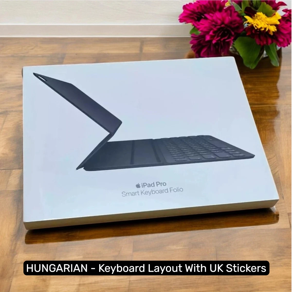 QYiD Custodia con Tastiera e Mouse per iPad PRO 12.9 2017/2015, Slim PU Case [QWERTY English] Rimovibile Wireless Bluetooth Keyboard Tastiera perr iPad PRO 12.9 1st / 2nd Gen, Nero