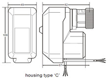 Attuatore per valvola di regolazione Honeywell M7410C1015