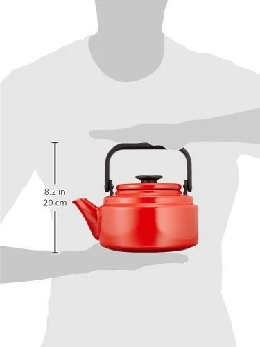 Noda Horo Electromagnetic Cooker Am Kettle 2.0L Red AM-20K Japan Import - Image 2 of 4