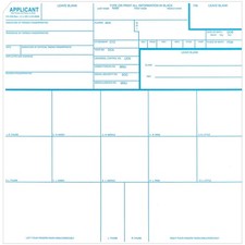 Fingerprint Cards, Applicant FD-258, 5 Cards