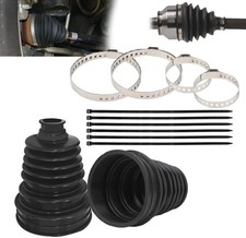 2pcs 2.55 3.14 3.54 Black Calibers Silicone Cv Axle Boot Repair Kit For Dodge