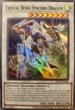 Crystal Wing Synchro Dragon - OP13-EN008 - Super Rare - Unlimited Edition x1 - M