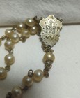 Antique Miraculous Metal Rosary w/ Mother of Pearl & Brass Crucifix — photo 4