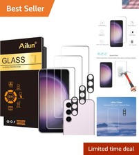Galaxy S23 Screen Camera Lens Protector Set - Ultra Clear 3 Pack for 6.1"