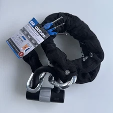 Oxford HS High Security Chain Lock 1.5M Sold Secure Bicycle Silver