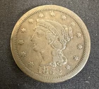 Photo of a 1852-P Large Cent from an eBay listing that sold on Jul 19, 2026