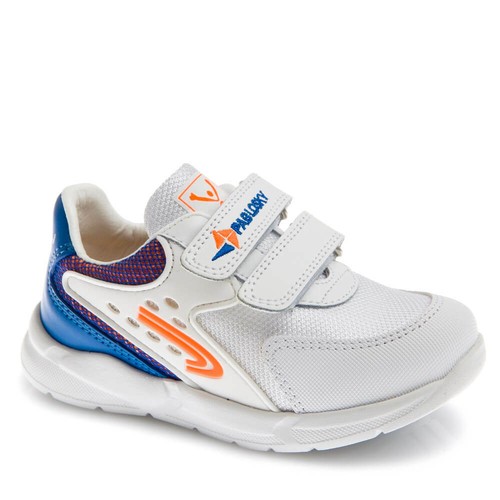 🔝 Torello Pablosky Blanco y Azul para Niños y Niñas. Tenis Deportivas  Bambas | eBay