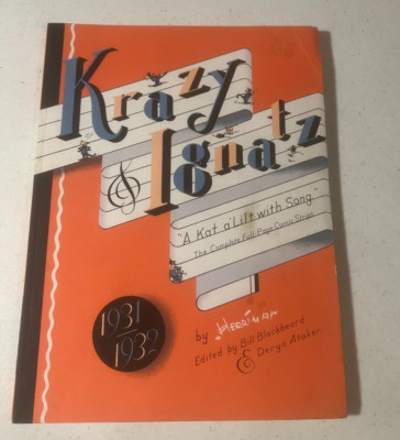 Krazy & Ignatz: Complete Sundays 1931-1932~~George Herriman Comics~Nice Book++sp