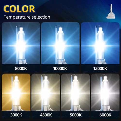 2X D1S HID XENON BULBS Durable OEM HEADLIGHT REPLACEMENT UPGRADE 8000K NEW - Picture 3 of 16