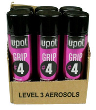U-pol Up0799 Grip 4 Universal Adhesion Promotor 6 Pack Aerosol Spray Cans Upol