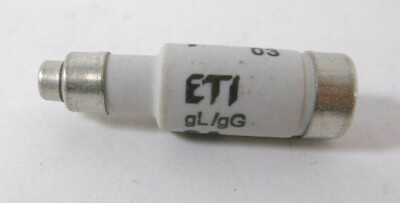 10 Pack ETI Fuse-links | D01 | 6A | gl-gG | 400V~ | 250V 
