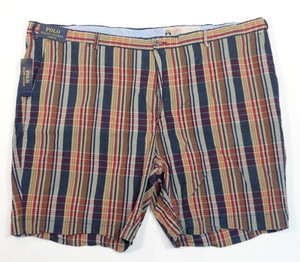 plaid polo shorts
