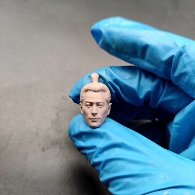 1/12 1/18 1/24 Wallace Huo Head Sculpt Carved For Male Action Figure Body Toys
