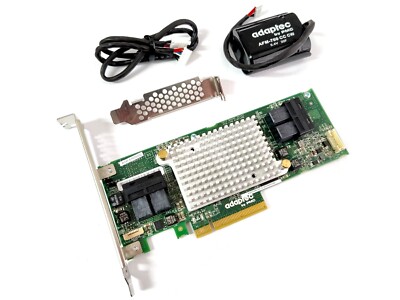 Adaptec 81605ZQ 16-port intern SATA / SAS RAID Controller 12G PCIe x8 3.0 AFM