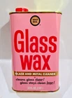 Vintage 1971 Gold Seal Glass Wax Metal Advertising Oil Can NICE
